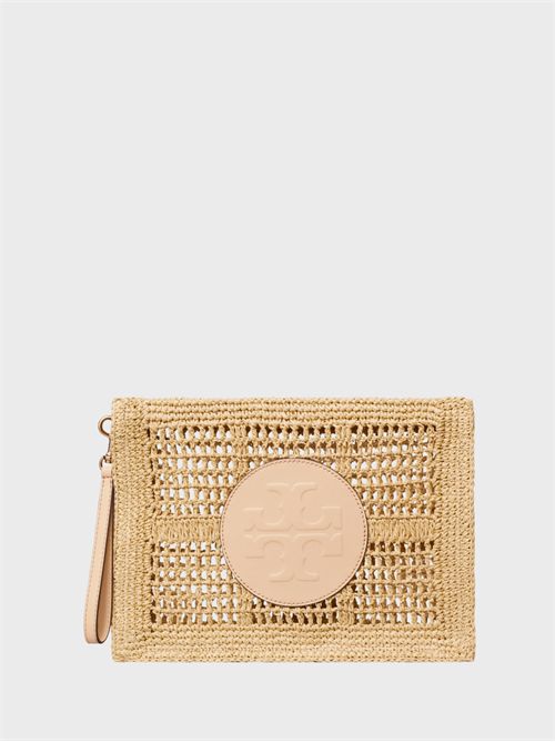 Pochette Ella in rafia lavorata all'uncinetto TORY BURCH | 183254254